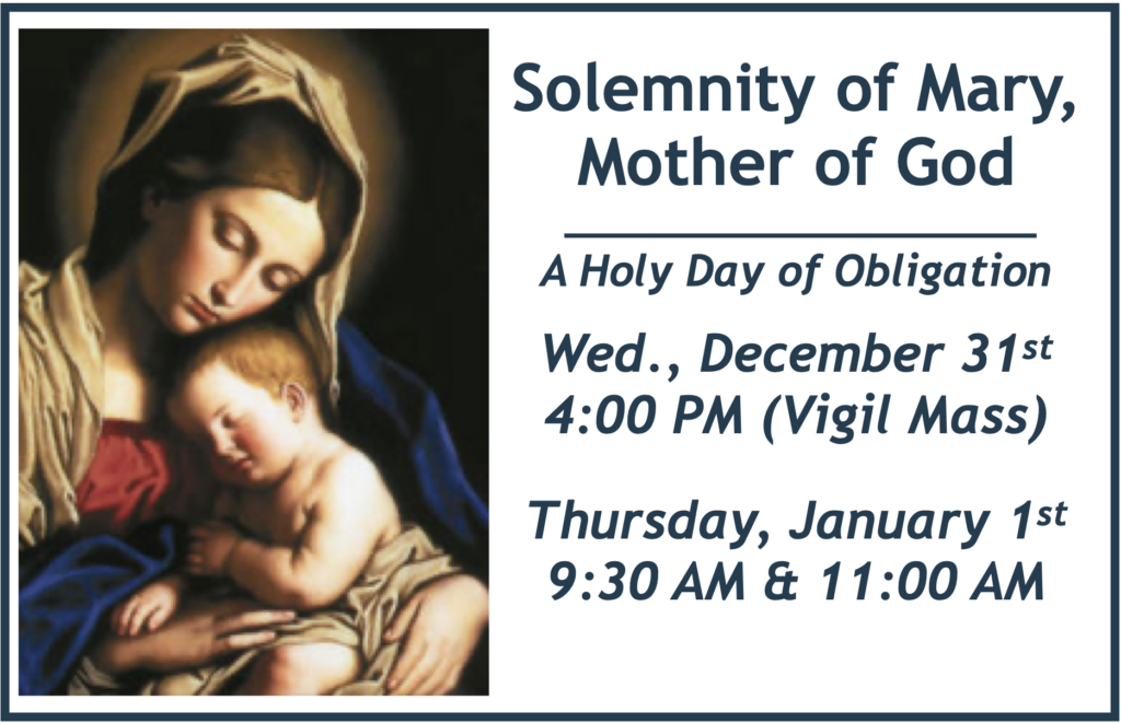 Solemnity of Mary, Mother of God 25